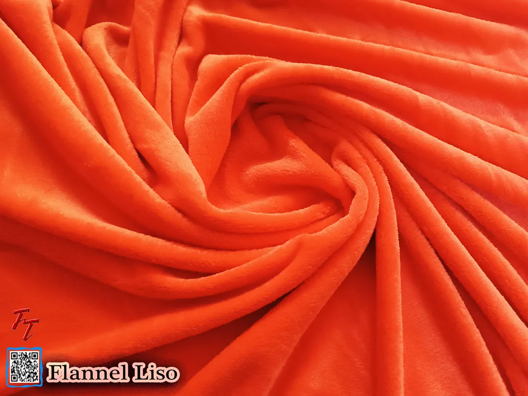 Flannel Liso | Naranja