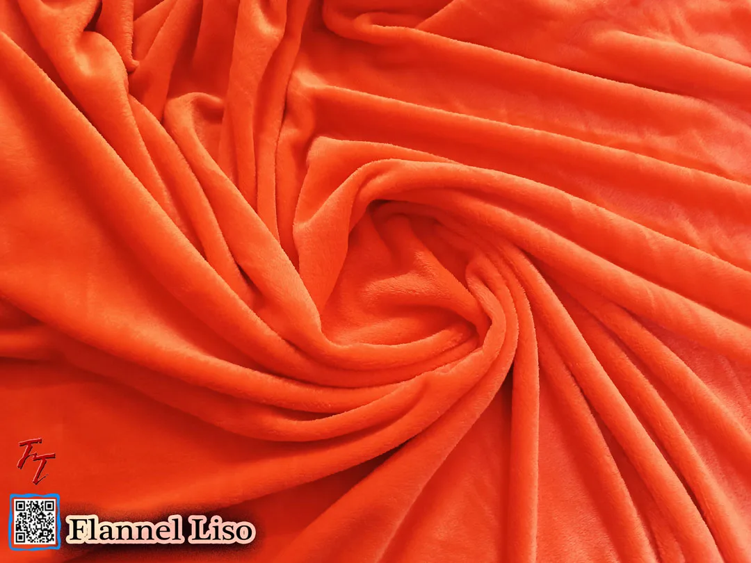 Flannel Liso | Naranja