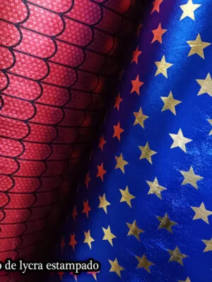 Bondeado de lycra estampada