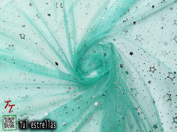 Tul gliter estrellas | Menta