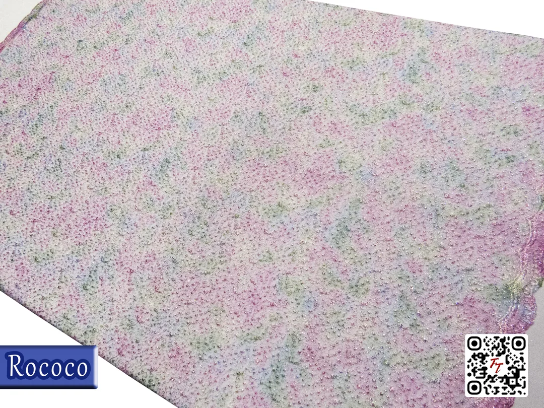 Tul rococó | Rosa/Verde