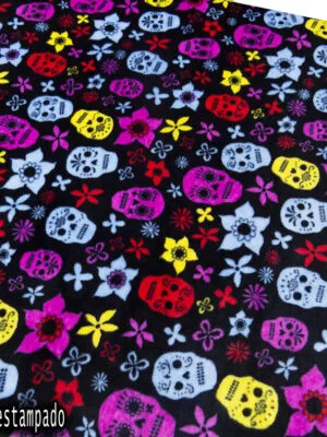 Flannel Estampado | Calavera colores