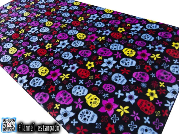 Flannel Estampado | Calavera colores