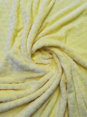 Flannel Brocado liso | Amarillo paja