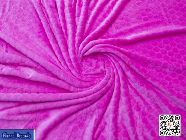 Flannel Brocado liso | Fucsia