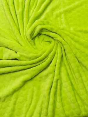 Flannel Brocado liso | Verde Limón