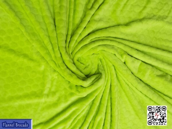 Flannel Brocado liso | Verde Limón