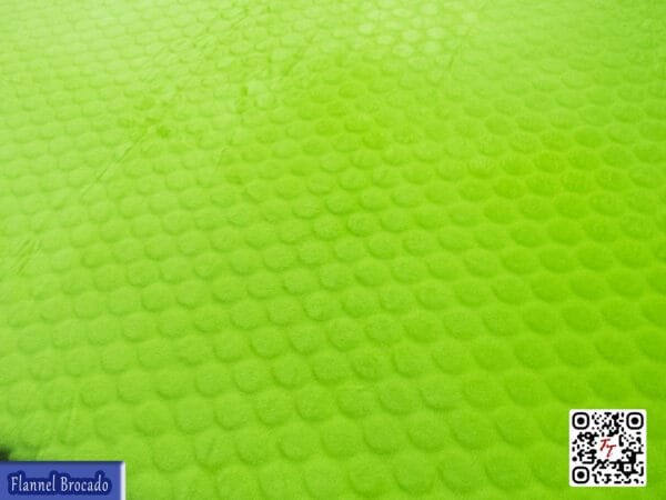 Flannel Brocado liso | Verde Limón