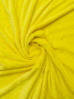 Flannel Brocado liso | Amarillo canario