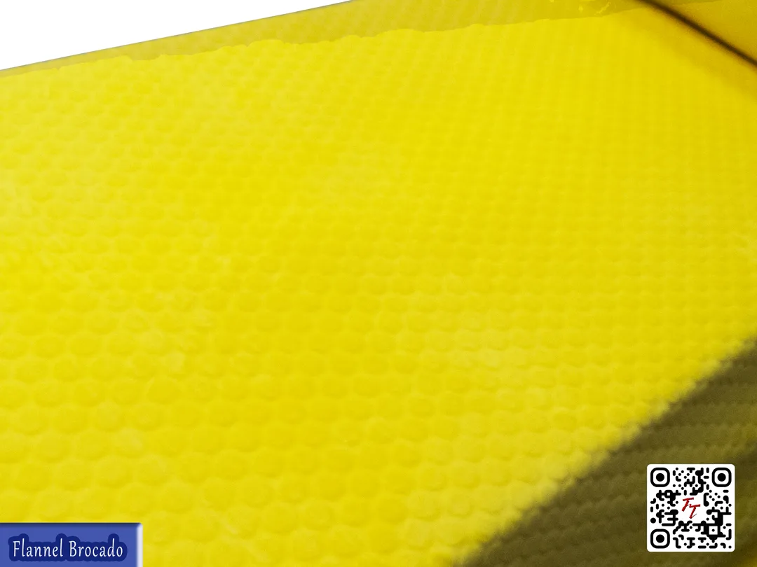 Flannel Brocado liso | Amarillo canario