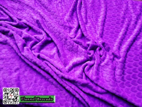 Flannel Brocado Corazones | Lila