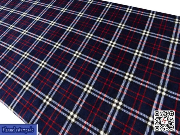Flannel Estampado | Cuadros Marino